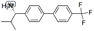 (1S)-2-METHYL-1-(4-[4-(TRIFLUOROMETHYL)PHENYL]PHENYL)PROPYLAMINE 结构式