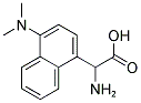 AMINO-(4-DIMETHYLAMINO-NAPHTHALEN-1-YL)-ACETIC ACID 结构式