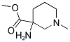 3-AMINO-1-METHYL-PIPERIDINE-3-CARBOXYLIC ACID METHYL ESTER 结构式