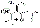 (1R)-1-(2,6-DICHLORO-3-NITROPHENYL)-2,2,2-TRIFLUOROETHYLAMINE 结构式