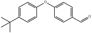 4-(4-(叔丁基)苯氧基)苯甲醛 结构式