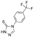4,5-DIHYDRO-4-(4-TRIFLUOROMETHYLPHENYL)-1,2,4-TRIAZOLE-5(1H)-THIONE 结构式