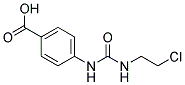 4-(([(2-CHLOROETHYL)AMINO]CARBONYL)AMINO)BENZOIC ACID 结构式