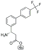 METHYL (3S)-3-AMINO-3-(3-[4-(TRIFLUOROMETHYL)PHENYL]PHENYL)PROPANOATE 结构式