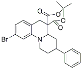 SPIRO[2,2-DIMETHYL-1,3-DIOXANE-4,6-DIONE-5,5'-(9'-BROMO-3'-PHENYL-2',3',4',4A',5',6'-HEXAHYDRO-1'H-PYRIDO[1',2'-A']QUINOLINE)] 结构式