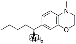 (1S)-1-(4-METHYL(2H,3H-BENZO[E]1,4-OXAZIN-7-YL))PENTYLAMINE 结构式