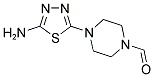 4-(5-AMINO-1,3,4-THIADIAZOL-2-YL)PIPERAZINE-1-CARBALDEHYDE 结构式