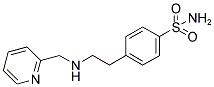 4-(2-((PYRIDIN-2-YLMETHYL)AMINO)ETHYL)BENZENESULFONAMIDE 结构式