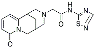 2-(6-OXO-7,11-DIAZATRICYCLO[7.3.1.0~2,7~]TRIDECA-2,4-DIEN-11-YL)-N-1,2,4-THIADIAZOL-5-YLACETAMIDE 结构式