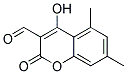 4-HYDROXY-5,7-DIMETHYL-2-OXO-2H-CHROMENE-3-CARBALDEHYDE 结构式