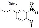 (1S)-1-(4-METHOXY-3-NITROPHENYL)-2-METHYLPROPYLAMINE 结构式