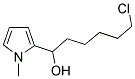 6-CHLORO-1-(1-METHYL-2-PYRROLE)-1-HEXANOL 结构式