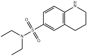 N,N-二乙基-1,2,3,4-四氢喹啉-6-磺酰胺 结构式