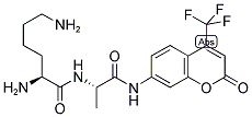 LYS-ALA-7-AMINO-4-TRIFLUOROMETHYLCOUMARIN 结构式