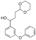 3-[2-(1,3-DIOXANYL)]-1-(3-PHENOXYPHENYL)-1-PROPANOL 结构式