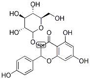 DIHYDROKAEMPFEROL-3-O-GLUCOSIDE 结构式