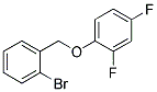 2-BROMOBENZYL-(2,4-DIFLUOROPHENYL)ETHER 结构式