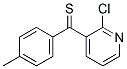 2-CHLORO-3-(4-METHYLTHIOBENZOYL)PYRIDINE 结构式