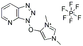7-(AZABENZOTRIAZOLE-1-YLOXY)-1,3-DIMETHYLIMIDAZOLIDINIUM HEXAFLUOROPHOSPHATE 结构式