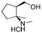 (2-METHYL-2-CIS-METHYLAMINO-CYCLOPENTYL)-METHANOL HYDROCHLORIDE 结构式