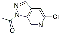 1-(5-CHLORO-PYRAZOLO[3,4-C]PYRIDIN-1-YL)-ETHANONE 结构式