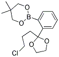 2-[2-[2-(3-CHLOROPROPYL)-1,3-DIOXOLAN-2-YL]PHENYL]-5,5-DIMETHYL-1,3,2-DIOXABORINANE 结构式