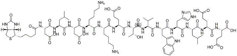 BIOT-DLDKKETVWHLEE-OH 结构式