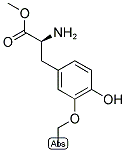 METHYL (2S)-2-AMINO-3-(3-ETHOXY-4-HYDROXYPHENYL)PROPANOATE 结构式