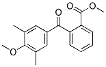 METHYL 2-(3,5-DIMETHYL-4-METHOXYBENZOYL)BENZOATE 结构式