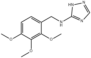 N-(2,3,4-TRIMETHOXYBENZYL)-1H-1,2,4-TRIAZOL-3-AMINE 结构式