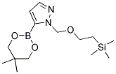 5-(5,5-DIMETHYL-1,3,2-DIOXABORINAN-2-YL)-1-[[2-(TRIMETHYLSILYL)ETHOXY]METHYL]-1H-PYRAZOLE 结构式
