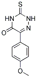 6-(4-METHOXYPHENYL)-3-THIOXO-3,4-DIHYDRO-1,2,4-TRIAZIN-5(2H)-ONE 结构式