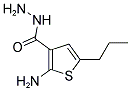 2-Amino-5-propyl-thiophene-3-carboxylic acid hydrazide 结构式