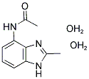 N-(2-METHYL-1H-BENZIMIDAZOL-4-YL)ACETAMIDE DIHYDRATE 结构式