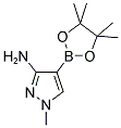 3-AMINO-1-METHYLPYRAZOLE-4-BORONIC ACID PINACOL ESTER 结构式