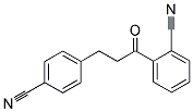 2'-CYANO-3-(4-CYANOPHENYL)PROPIOPHENONE 结构式