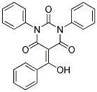 5-[HYDROXY(PHENYL)METHYLENE]-1,3-DIPHENYLPYRIMIDINE-2,4,6(1H,3H,5H)-TRIONE 结构式