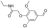 2-(2-CHLORO-4-FORMYL-6-METHOXYPHENOXY)-N-ETHYLACETAMIDE 结构式