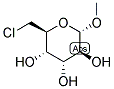 METHYL 6-CHLORO-6-DEOXY-ALPHA-D-ALTROPYRANOSIDE 结构式