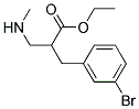 3-(3-Bromo-phenyl)-2-methylaminomethyl-propionic acid ethyl ester 结构式