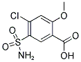 2-METHOXY-4-CHLORO BENZOIC ACID-5-SULFONAMIDE 结构式