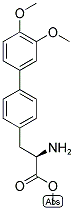 METHYL (2R)-2-AMINO-3-[4-(3,4-DIMETHOXYPHENYL)PHENYL]PROPANOATE 结构式