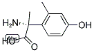 (2R)-2-Amino-2-(4-hydroxy-2-methylphenyl)propanoic acid 结构式