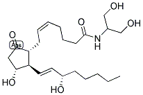 Prostaglandin E2 serinol amide 结构式