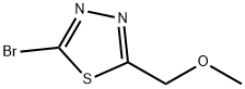 2-BROMO-5-(METHOXYMETHYL)-1,3,4-THIADIAZOLE 结构式