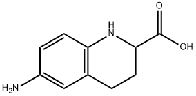 6-Amino-1,2,3,4-tetrahydroquinoline-2-carboxylic acid 结构式