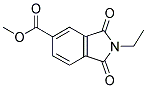 2-ETHYL-1,3-DIOXO-2,3-DIHYDRO-1H-ISOINDOLE-5-CARBOXYLIC ACID METHYL ESTER 结构式