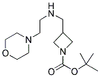1-BOC-3-([(MORPHOLIN-4-YLETHYL)-AMINO]-METHYL)-AZETIDINE 结构式