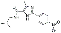 5-METHYL-2-(4-NITRO-PHENYL)-3H-IMIDAZOLE-4-CARBOXYLIC ACID ISOBUTYL-AMIDE 结构式