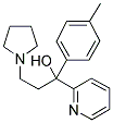 1-(4-METHYL PHENYL)-1-(2-PYRIDYL)-3-PYRROLIDINOPROPAN-1-OL 结构式